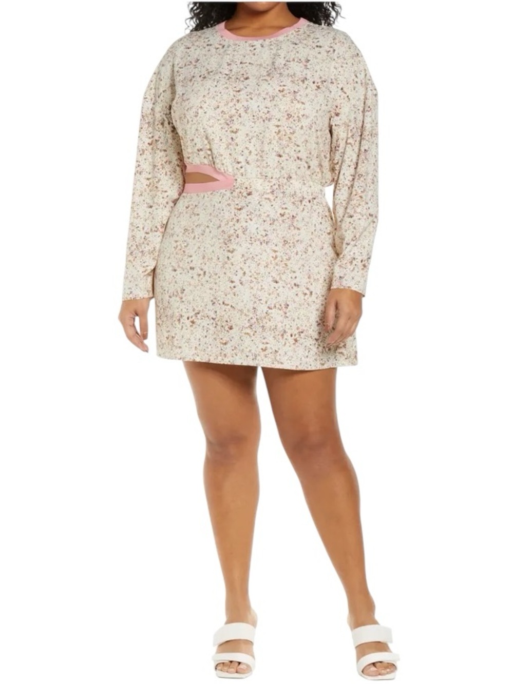 OPEN EDIT Floral Cutout Long Sleeve
Minidress